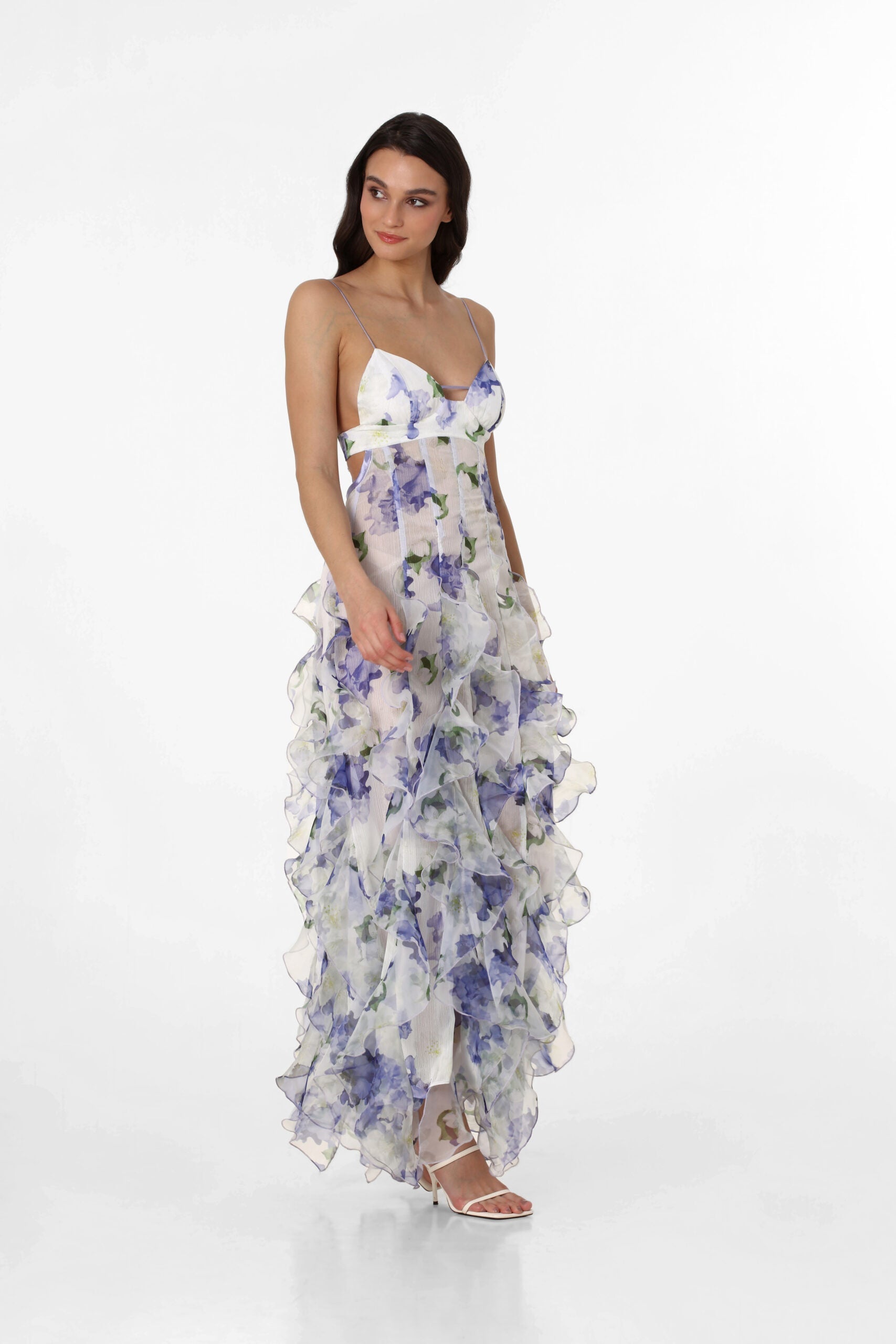 Iris Maxi Flower Dress